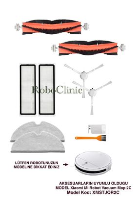 اکسسوری جاروبرقی سفید Roboclinic - کد 867441224