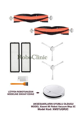 اکسسوری جاروبرقی سفید Roboclinic - کد 867438982