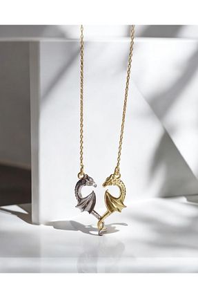 گردنبند نقره رنگی زنانه 925 عیار sirius jewelry - کد 891600723