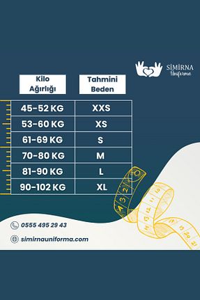 لباس کار طوسی Simirna Üniforma - کد 797128057