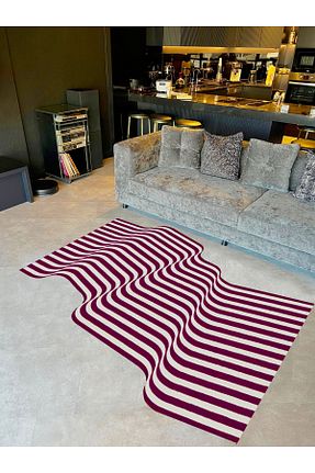 فرش زرشکی قابل شستشو Rugs Modern Halı - کد 891148598
