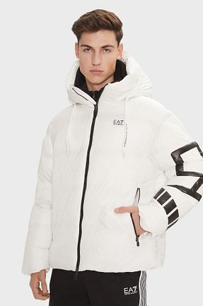 کاپشن سفید مردانه رگولار Emporio Armani - کد 892591702