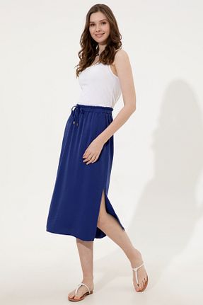 دامن آبی زنانه ساده U.S. Polo Assn. - کد 891693527