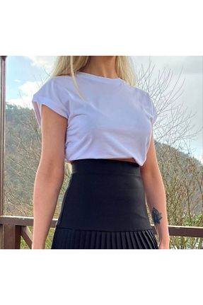 بلوز سفید زنانه ساده MODA - کد 891703980