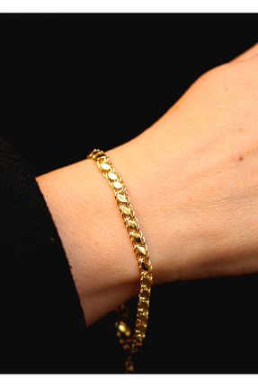 دستبند نقره طلائی زنانه 925 عیار Own Jewelry - کد 885522295
