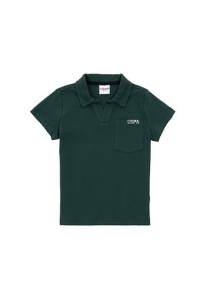پولوشرت سبز بچه گانه رگولار U.S. Polo Assn. - کد 891717262