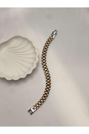 دستبند استیل (فولاد) رنگی مردانه استیل (فولاد) EGTS - کد 891710809