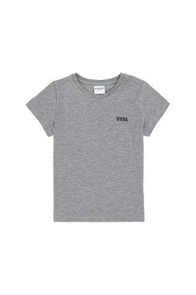 تیشرت طوسی بچه گانه رگولار U.S. Polo Assn. - کد 891715434