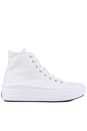 کفش اسنیکر سفید زنانه بند دار Converse - کد 891709104
