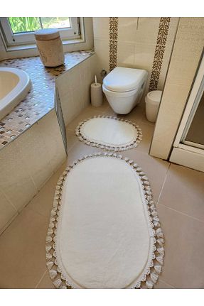 پادری حمام سفید پلی استر YTR HOME - کد 849039909