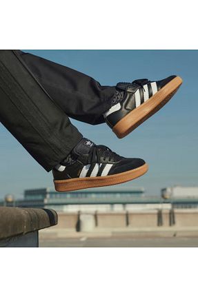 کفش اسنیکر مشکی زنانه بند دار adidas - کد 891740122