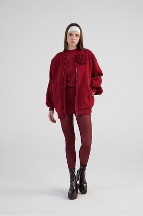 کت زرشکی زنانه رگولار HOLLY LOLLY - کد 864897548