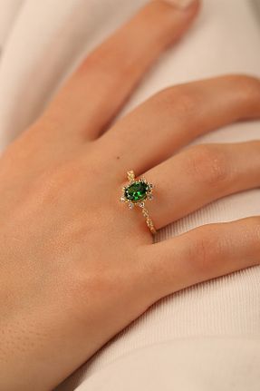 انگشتر طلا طلائی زنانه 8 عیار Çgk Çiğdem Gürel Kuyumculuk - کد 891732934