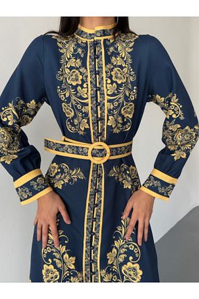 لباس حجاب سرمه ای زنانه رگولار suphias - کد 892721298
