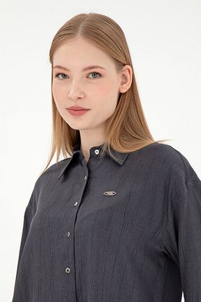 پیراهن طوسی زنانه رگولار U.S. Polo Assn. - کد 891745564