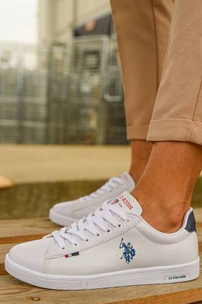 کفش پیاده روی سفید مردانه چرم مصنوعی U.S. Polo Assn. - کد 472921644