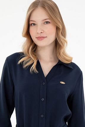 لباس سرمه ای زنانه بافتنی U.S. Polo Assn. - کد 891748019