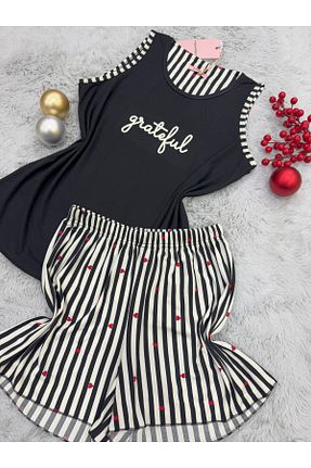 ست لباس راحتی مشکی زنانه Mix pijamaworld - کد 891749851