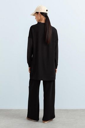 ست بالاتنه و پائین تنه مشکی زنانه Nihan - کد 894788639