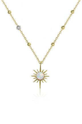 گردنبند طلا زرد زنانه 14 عیار Demas Gold - کد 892255773