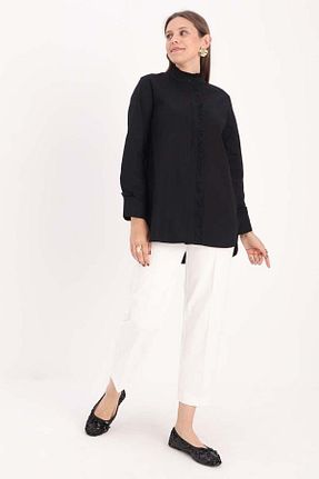 تونیک حجاب مشکی زنانه پنبه ای ALLDAY - کد 891742618