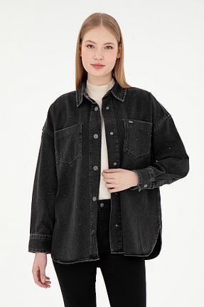 پیراهن مشکی زنانه یقه کلاسیک U.S. Polo Assn. - کد 891747208