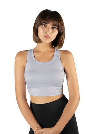 بلوز طوسی زنانه ساده ADEGO - کد 891463128