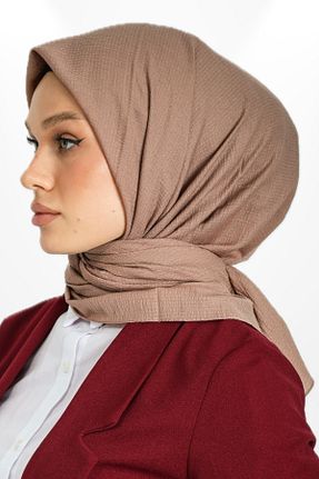 شال قهوه ای زنانه پلی استر hijabchi - کد 892743245