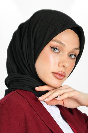 شال مشکی زنانه پلی استر hijabchi - کد 892743731