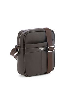 کیف دستی قهوه ای مردانه سایز متوسط Fossil - کد 834184612