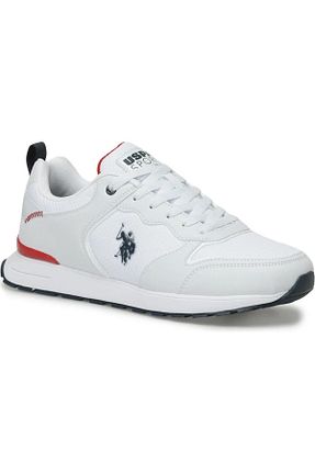 کفش اسنیکر سفید مردانه بند دار U.S. Polo Assn. - کد 817499270