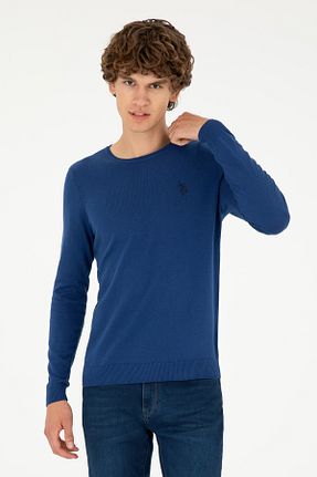 پلیور سرمه ای مردانه ساده U.S. Polo Assn. - کد 891774261