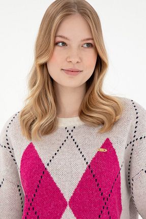 پلیور طوسی زنانه ساده U.S. Polo Assn. - کد 891797786