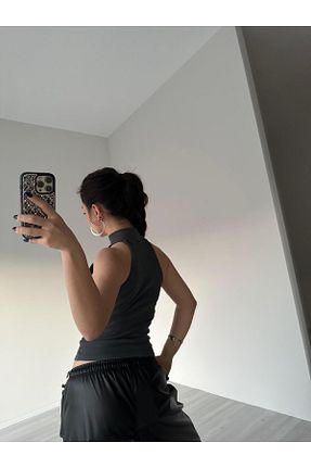بادی طوسی زنانه پنبه ای Büşra Doğramacı - کد 892863357