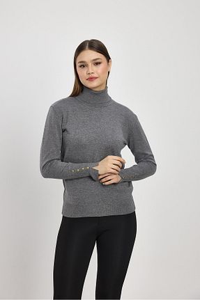 پلیور طوسی زنانه رگولار Rays - کد 891787352