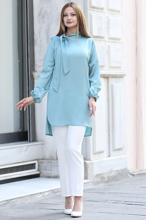 ست بالاتنه و پائین تنه حجاب سبز زنانه رگولار modapodyum - کد 891787346