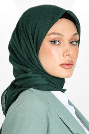 شال سبز زنانه پنبه ای hijabchi - کد 810286424
