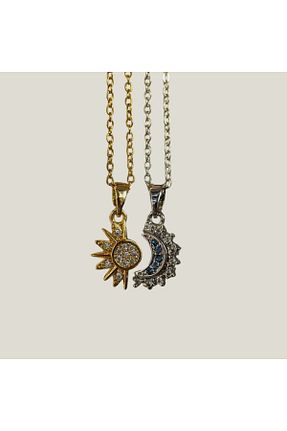 گردنبند استیل ( فولاد ) رنگی زنانه استیل (فولاد) AurorAccessory - کد 891780655