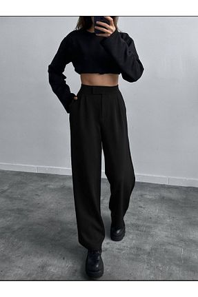 شلوار مشکی زنانه بافتنی Fü Me Style - کد 891817509