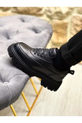 کفش کژوال مشکی مردانه چرم خالص ByItallanoshoes - کد 891815407