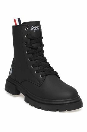 بوت / نیم بوت مشکی زنانه پاشنه پر U.S. Polo Assn. - کد 364880336