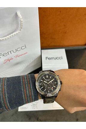 ساعت مچی مشکی مردانه 46 میلی متر Ferrucci - کد 891926342