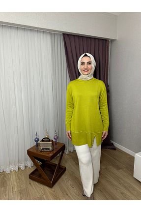 تونیک حجاب سبز زنانه بافتنی Elissa butik - کد 893262570