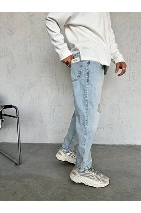 شلوار آبی مردانه پنبه ای Denim Shorty - کد 893263712