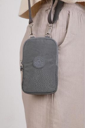 کیف پستچی طوسی زنانه پارچه ای Baginn - کد 893265909
