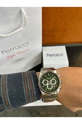 ساعت مچی طوسی مردانه 41 میلی متر Ferrucci - کد 891922607