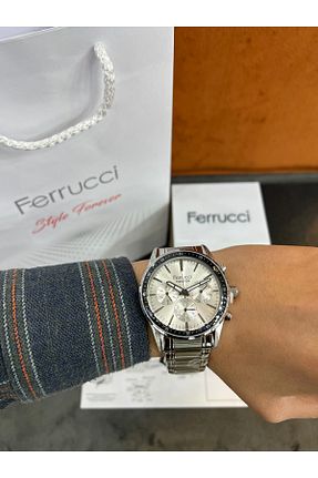 ساعت مچی طوسی مردانه 43 میلی متر Ferrucci - کد 891919850