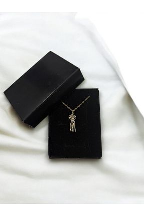 گردنبند استیل ( فولاد ) طوسی زنانه استیل (فولاد) GLANZEND - کد 891931577