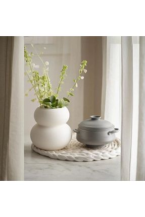 گلدان سفید سرامیک Lui Tasarım - کد 847515403