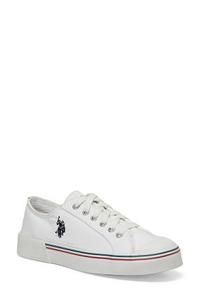 کفش اسنیکر سفید زنانه بند دار U.S. Polo Assn. - کد 891957403